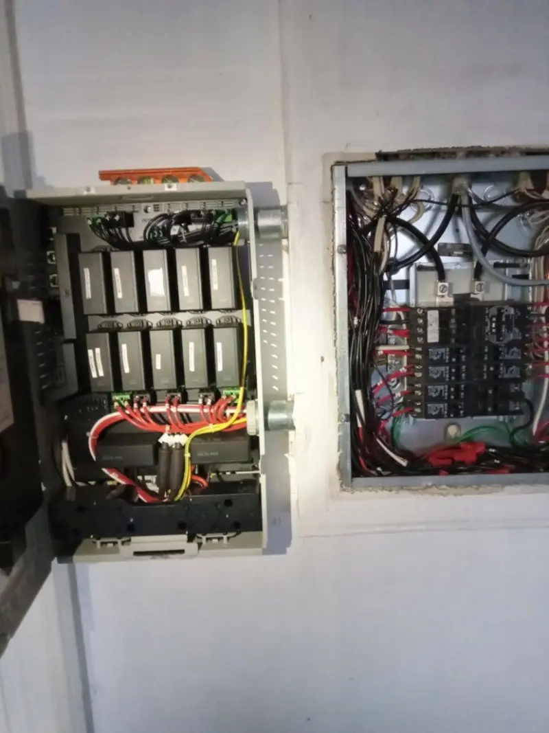 Electrical panel upgrade completed for Security Camera Wiring in Oldsmar